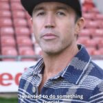 Rob McElhenney Instagram - The head and mouth are to scale, but the eyes are 50% more dreamy in real life. Happy Birthday @vancityreynolds from the @Wrexham_AFC Racecourse.