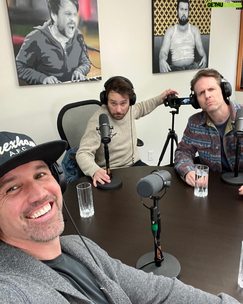 Rob McElhenney Instagram - Just three cool dudes looking for other cool dudes to hang in our podcast mansion. 💪