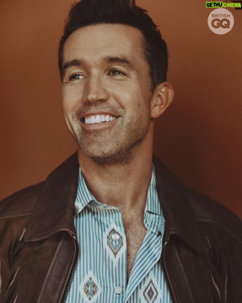 Rob McElhenney Instagram - Thanks @britishgq!! Being a quarterly gentleman is such an honor. I’ve always thought of myself as more of an annual or (at best) bi-annual gentleman so this is a wonderful surprise. Link to story in bio. *fyi I didn’t call it ‘soccer’, the Brit writer did so please don’t stab me thanx 📸 by: @austinhargave Words: @Benallenwf (Twitter) Styling: #EvanSimonitsch Grooming: hair_by_abbyroll, @misscherrymakeup