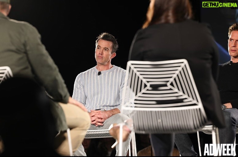Rob McElhenney Instagram - I had a great time yesterday talking about the power of brand and authentic partnerships with @glennhowerton at the very first #AdweekX in LA.