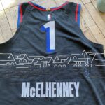 Rob McElhenney Instagram - Who wore it best? The 43 year old actor who deflated the ball in order to palm it, the 45 year legend @theofficialai3 or the 24 year old phenom @bensimmons? Who can really say honestly? But one thing is for Got-dam sure... GOOD THINGS JUST KEEP HAPPENING IN PHILLY. Thanks @desron and @sixers for the gear. I’ll just be out here Trusting the Process. (Democracy and Basketball)