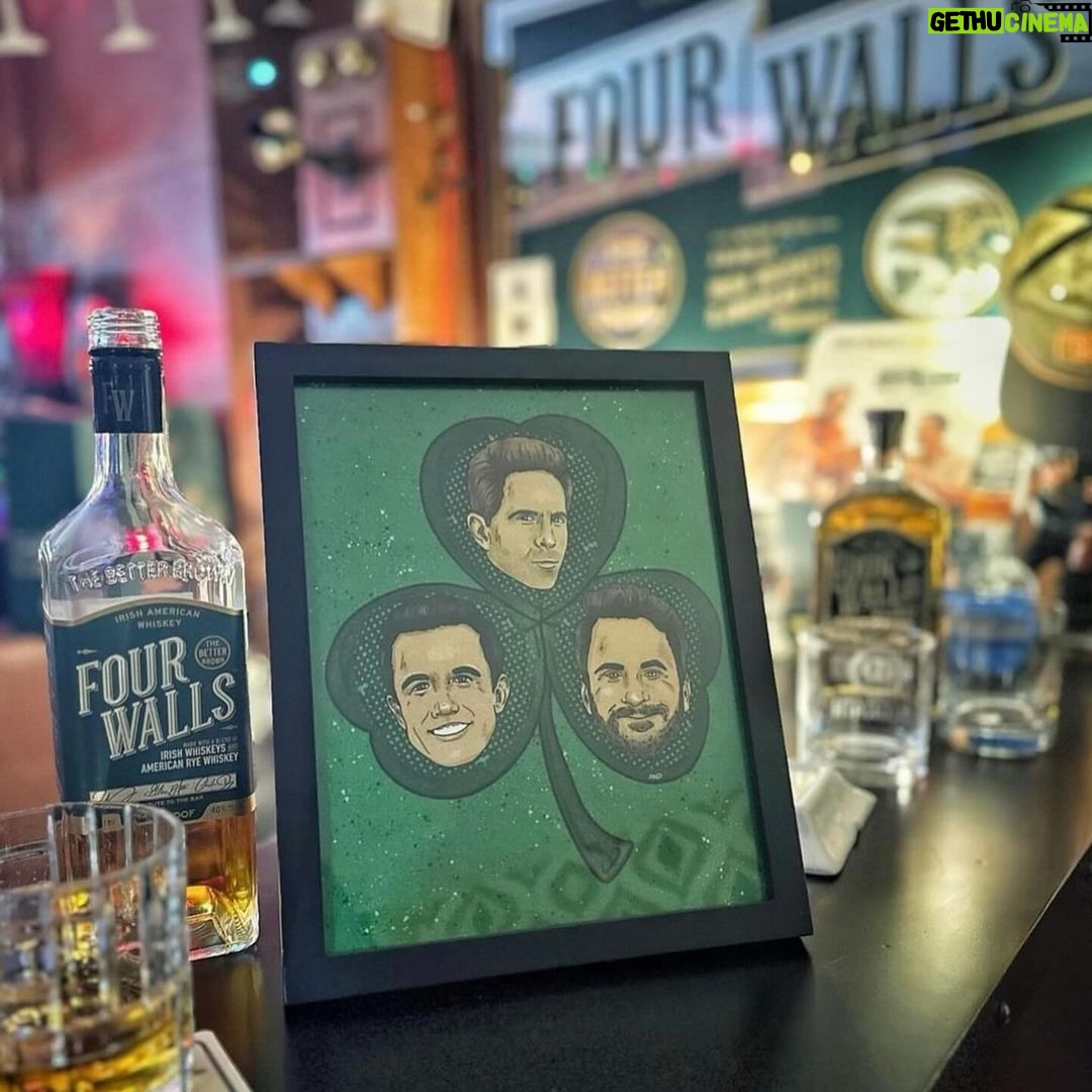 Rob McElhenney Instagram - You can’t drink paint, but you can definitely drink @fourwallsthebetterbrown. Happy St. Paddy’s Day! ☘️