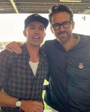 Rob McElhenney Instagram - Aside from that slight allergic reaction to the nuts, 2023 was one of the best years of my life. Thank you to the people and places that made it possible. My life is full of love and joy because of you. ❤️ So excited for 2024. I’ll stay away from the nuts.