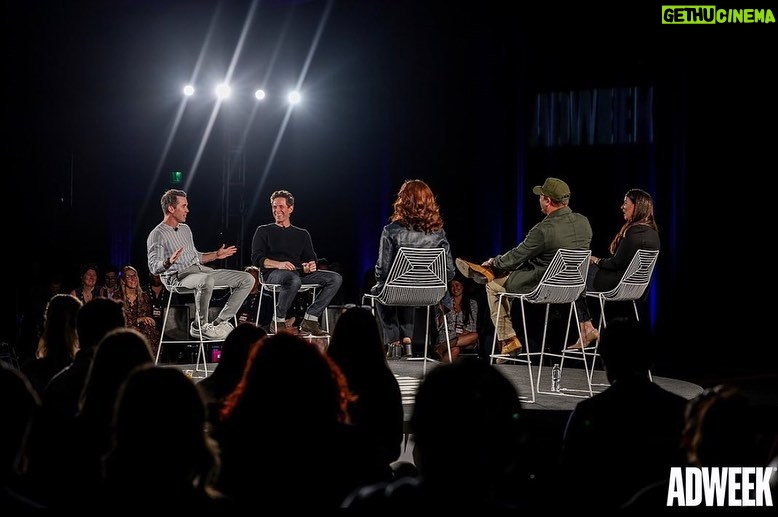 Rob McElhenney Instagram - I had a great time yesterday talking about the power of brand and authentic partnerships with @glennhowerton at the very first #AdweekX in LA.