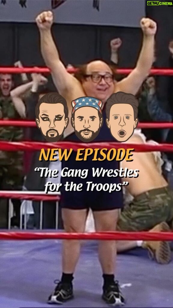 Rob McElhenney Instagram - R.I.P. to a legend, our friend, “Rowdy” Roddy Piper. New ep, The Gang Wrestles for the Troops, out now! Tag in! ☀🎧 #thesunnypodcast #newep #charlieday #robmcelhenney #glennhowerton #meganganz #rowdyroddypiper