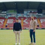 Rob McElhenney Instagram - Maybe we can get @swiffer to sponsor the locker room? Welcome stadium sponsor @stokcoldbrew to the @wrexham_afc family.
