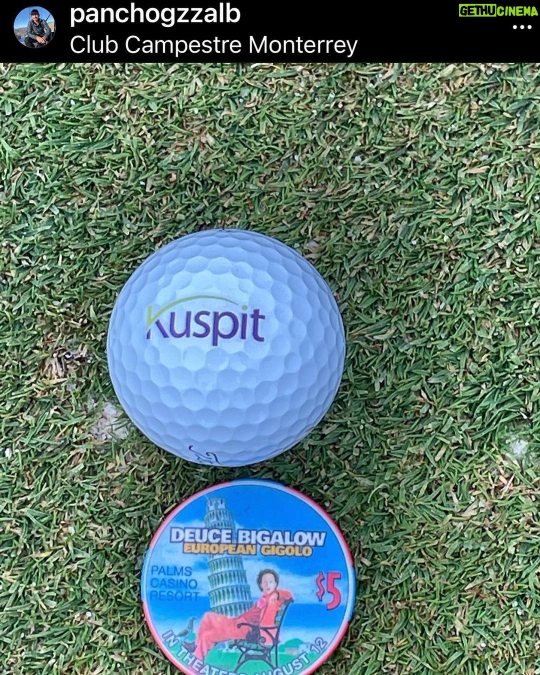 Rob Schneider Instagram - ¡Mi gran amigo @Panchogzzalb de Monterrey estuvo en el campo de golf esta mañana! Abrazos