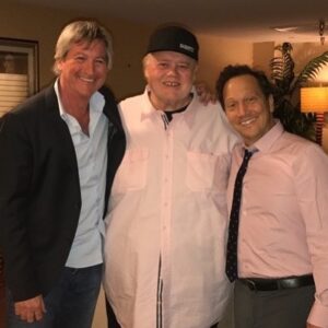 Rob Schneider Instagram - Minneapolis audiences were always incredible because they got to witness the rise of the  brilliant comedian Louie Anderson. A hilarious storyteller and wonderful comic actor and one of the greats of his generation, when you made him laugh it felt very special. Louie was a kind and generous person  to ALL of us.
Rest now…
(Mark Pitta here with Louie and me)