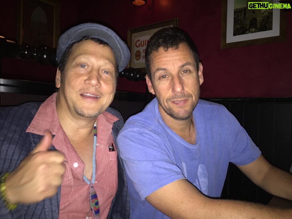 Rob Schneider Instagram - The Sandman is gliding into 55 today! Happy Birthday to the man who has made me and the world laugh our tails off for 5 decades and counting! From Studboy on MTV to Opera Man on SNL to Happy Gilmore and so many more. Thank you for all the joy you’ve spread! I love you, brother. @adamsandler