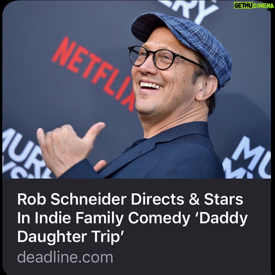 Rob Schneider - 35.1K Likes - Thank YOU, @iampatriciamaya @iamjamielissow Todd Graves, Ian Vaughn @s8ntfan ,Jennifer Doen and our entire incredible cast and crew in beautiful Arizona for making our film,
“Daddy Daughter Trip” possible!! I LOVE YOU ALL!!