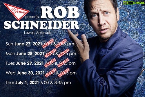 Rob Schneider Instagram - Adding shows... COME SEE ME!!