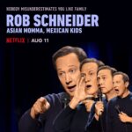 Rob Schneider Instagram - “ASIAN MOMMA, MEXICAN KIDS” STREAMING NOW WORLDWIDE ON @netflix @netflixisajoke