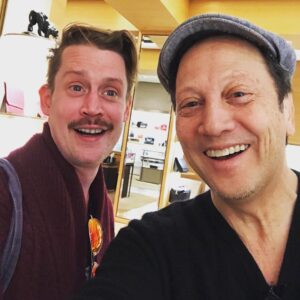 Rob Schneider Instagram - HOME ALONE 3!! hadn’t seen my pal Macaulay Culkin in 27 years! So glad to catch up again with this terrific young man. We’ll have to have Mack on the podcast @theswhpodcast SOON!