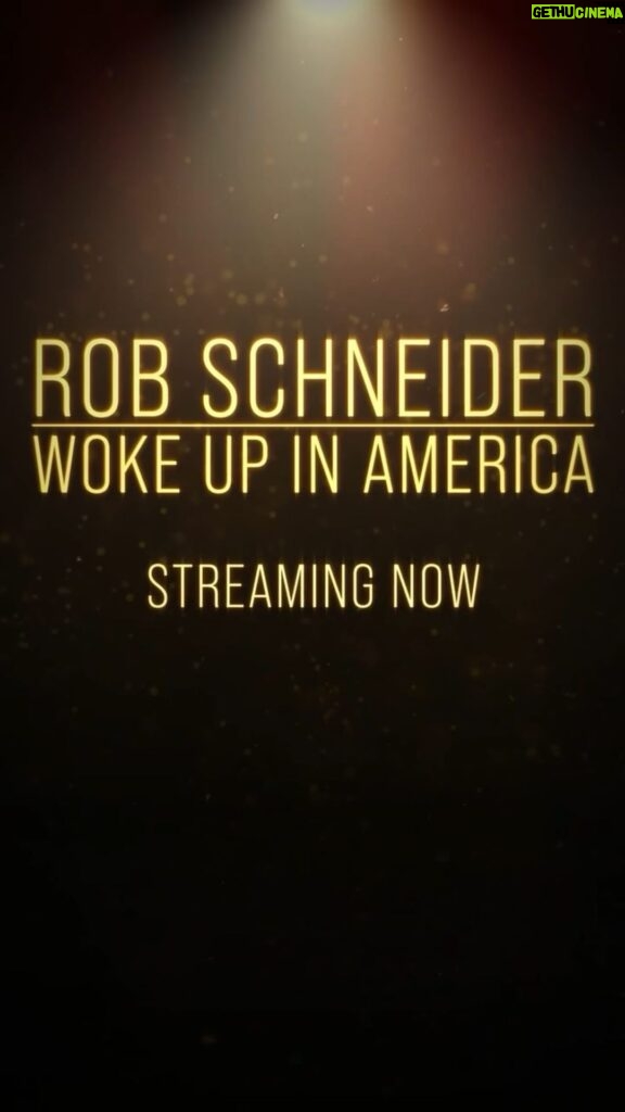 Rob Schneider Instagram - Woke Up in America is streaming now on foxnation.com