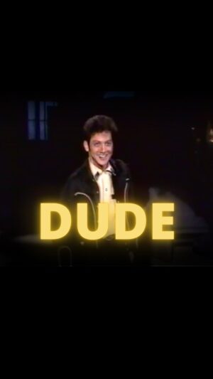 Rob Schneider Instagram - Dude…. look at this handsome dude. 
@letterman circa 1987

#robschneider #davidletterman #throwback #standupcomedy #dude