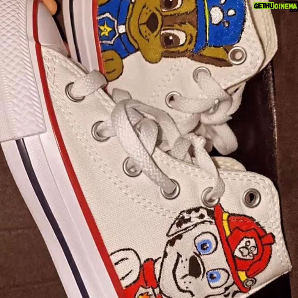 Rob Schneider Instagram - @custom.shoes.gabo Your Kids will LOVE these Shoes like MY kids do! YOU CAN DO IT!!