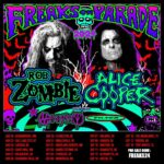 Rob Zombie Instagram - Today is the last day for artist presales. 🔥 Tickets on sale tomorrow! #freaksonparadetour #robzombie #alicecooper #ministry #filter