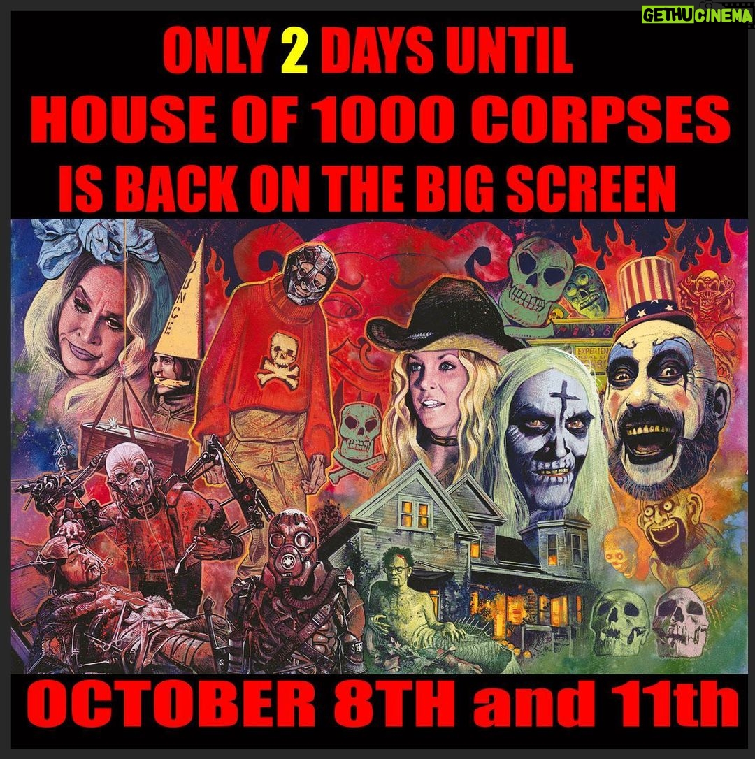Rob Zombie Instagram - Get your tickets now at fathomevents.com! 🎃🎃🎃🎃🎃🎃 What better way is there to get your Halloween on? 🎃🎃🎃🎃🎃
