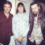 Rob Zombie Instagram - Here’s an old one from 1997. Hanging with Quentin Tarantino and Johnny Ramone at Tim Burton’s art show for the release of his Oyster Boy book. #robzombie #quentintarantino #johnnyramone #timburton