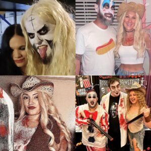 Rob Zombie Instagram - The CORPSE-HEADS are out in full force this Halloween 🎃 #houseof1000corpses