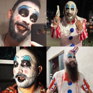 Rob Zombie Instagram - The CORPSE-HEADS are out in full force this Halloween 🎃 #houseof1000corpses