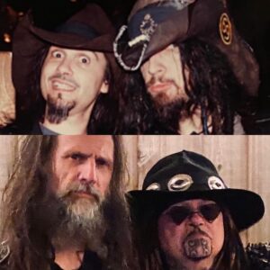 Rob Zombie Instagram - This nuts. These photos of me and Al Jourgensen were taken exactly 30 years apart! Oddly enough both photos were taken by @sherimoonzombieofficial . Good times. #robzombie #aljourgensen #freaksonparadetour