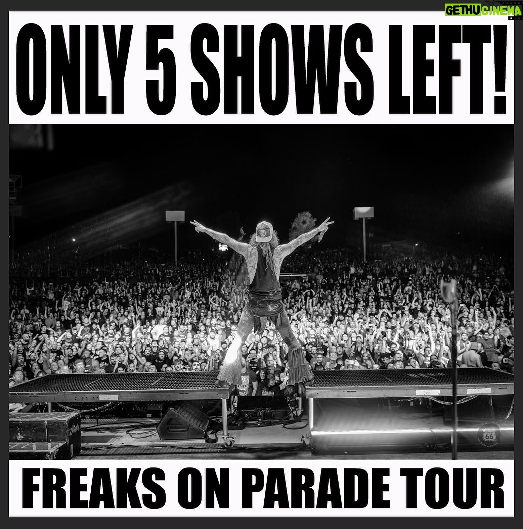 Rob Zombie Instagram - Donβt miss out! This is the sickest tour of the summer! Only 5 shows left! π₯ Ridgefield, WA π₯ Auburn, WA π₯ Concord, CA π₯ Anaheim, CA π₯ Phoenix, AZ π₯#robzombie