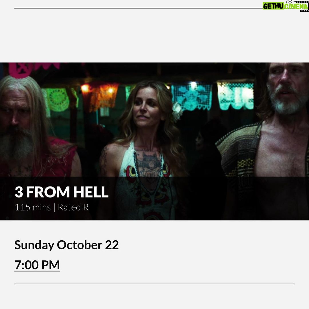Rob Zombie Instagram - If you happen to be in Connecticut in October come on down to this special event at the Bantam Cinema @bantam.cinema 🎃🎃🎃🎃🎃🎃