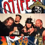 Rob Zombie Instagram - Final night backstage party of Ozzfest 1999 with Les, Riggs and Kerry. Good times. ☠️