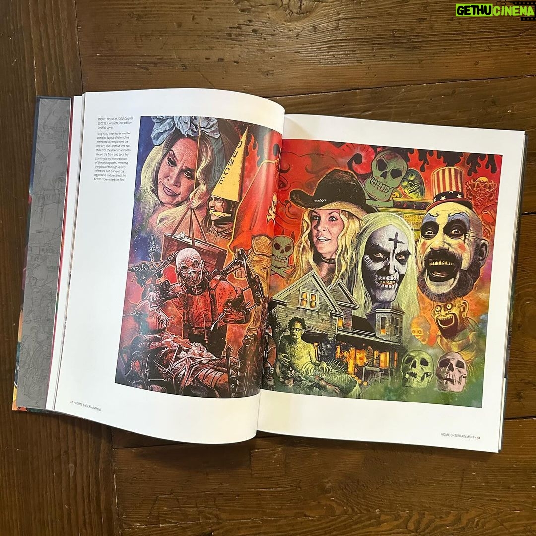 Rob Zombie Instagram - Check out this awesome new book by @humphreys7120 🔥 He the guy responsible for the art on my Rob Zombie Presents records, The Munsters soundtrack and House of 1000 Corpses 20th anniversary release. In fact he did the original poster for the British release of the film. 🔥 I also provided the introduction. Dig it. ☠️☠️☠️☠️