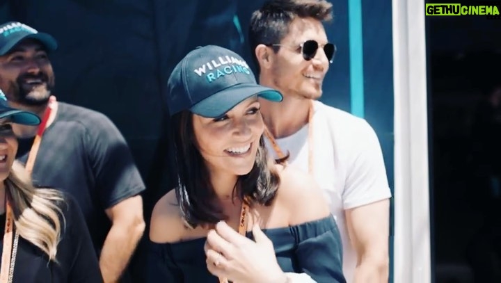 Robbie Amell Instagram - Huge thank you to @williamsracing for hosting us this weekend!! Our first @f1 experience and something we will never forget. What a Father’s Day. Now which race do we go to next?