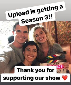Robbie Amell Instagram - I’m so excited to keep making this show with the incredible cast and crew! 
Thank you for making season 3 happen. It’s all because of you. 

Also, This pic is from season 1 but all the season 2 pics everyone is in masks. 

Anyway… WOOOOOOO!