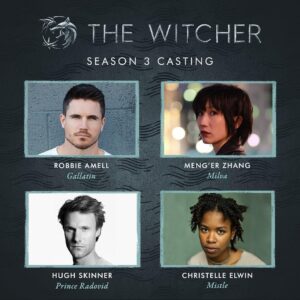 Robbie Amell Instagram - Really excited to be a part of one of my favorite shows. ⚔️
@witchernetflix @netflixuk @netflix