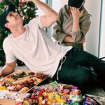 Robbie Amell Instagram - If you know anything about my wife, you know how fitting it is that we now co own a charcuterie business. @italiaricci and I are so excited to be a part of @cured.catering and to kick things off we are doing a $1000 Instagram giveaway! Here is how you enter: 1. Follow @cured.catering + 2. Like this photo + tag a friend, who must also be following @cured.catering + 3. The more you comment and tag the more chances you have to win! (Unlimited entries!) 4. For an EXTRA 5 entries, repost this photo to your story! Also for ordering use code: Robbie — for a discount and a special gift with the first 100 orders.