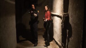 Robbie Amell Instagram - First look at @residentevil #WelcometoRaccoonCity - only in theaters November 24 🧟‍♂️ 🧟‍♀️ 🧟