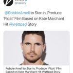 Robbie Amell Instagram – Really excited to bring Kate’s charming story to life. @wattpad let’s get to work.