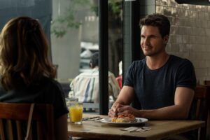 Robbie Amell Instagram - Here’s a first look at my new movie, DESPERADOS, coming to Netflix on July 3! @netflixfilm @netflixisajoke