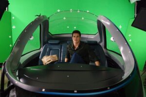 Robbie Amell Instagram - Behind the scenes from my new show Upload - streaming on Amazon Prime Video everywhere May 1