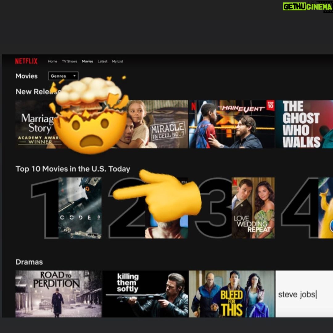 Robbie Amell Instagram - Short film — Indiegogo campaign — #1 movie on Netflix — Code 8