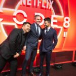 Robbie Amell Instagram - Premiere photo dump — Code 8 part II premiere was above and beyond anything I ever imagined it would be. Thank you so much to all the people and all the hard work that got us here and everyone who came out to celebrate. Sharing it with friends and family was something I will never forget. Special thank you to our PR team at Netflix, Robin, Lindsey and Lauren. @warrenalfiebaker thank you for always making me look good. Suit by @isaia CODE 8 PART II Streaming now on @netflix 📸 by George Pimentel / Netflix