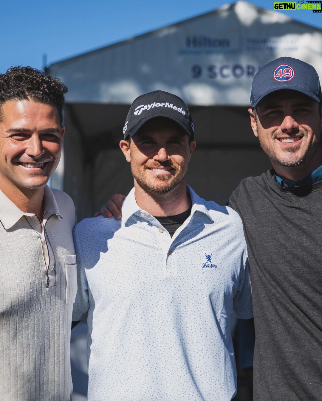 Robbie Amell Instagram - That’s as close as I’ll get to any golf leaderboard. Thank you so much to @hiltongrandvacations and @lpga_tour for having me out again! Golf is hard. Golf in front of crowds is harder. Golf in front of crowds, with those greens, for 4 days is crazy. These ladies are assassins and it’s so incredible to get a front row seat to watch them do what they do. Thank you @haeran_ryu @linngrant @gracekimmey and @amyyanglpga for putting up with my play! You are all amazing. Huge thank you to @taylormadegolf for taking care of me. We can blame the workman on this one. Not the tools. Thank you to my buddy @jessedunphy for carrying the bag, you absolute beauty. @mustachegolfer and @thaa_judge thanks for walking all weekend and trying to keep the train on the tracks! And thank you to all the amazing volunteers and fans who came out! It was so great meeting you all! #hgvlpga