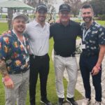 Robbie Amell Instagram - That’s as close as I’ll get to any golf leaderboard. Thank you so much to @hiltongrandvacations and @lpga_tour for having me out again! Golf is hard. Golf in front of crowds is harder. Golf in front of crowds, with those greens, for 4 days is crazy. These ladies are assassins and it’s so incredible to get a front row seat to watch them do what they do. Thank you @haeran_ryu @linngrant @gracekimmey and @amyyanglpga for putting up with my play! You are all amazing. Huge thank you to @taylormadegolf for taking care of me. We can blame the workman on this one. Not the tools. Thank you to my buddy @jessedunphy for carrying the bag, you absolute beauty. @mustachegolfer and @thaa_judge thanks for walking all weekend and trying to keep the train on the tracks! And thank you to all the amazing volunteers and fans who came out! It was so great meeting you all! #hgvlpga