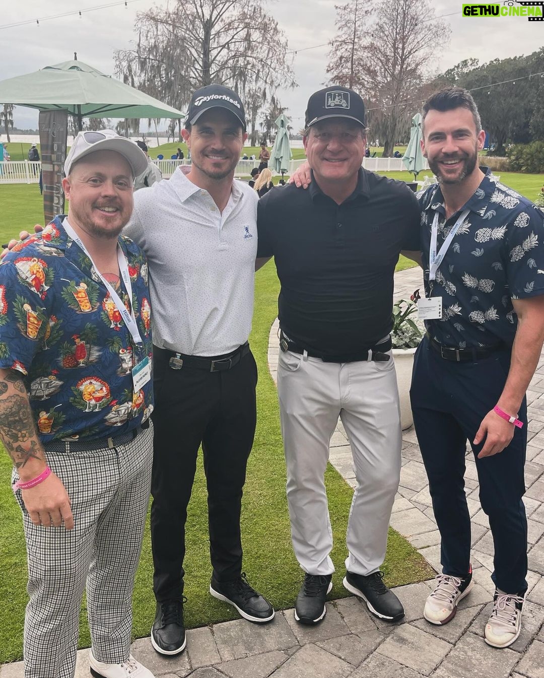 Robbie Amell Instagram - That’s as close as I’ll get to any golf leaderboard. Thank you so much to @hiltongrandvacations and @lpga_tour for having me out again! Golf is hard. Golf in front of crowds is harder. Golf in front of crowds, with those greens, for 4 days is crazy. These ladies are assassins and it’s so incredible to get a front row seat to watch them do what they do. Thank you @haeran_ryu @linngrant @gracekimmey and @amyyanglpga for putting up with my play! You are all amazing. Huge thank you to @taylormadegolf for taking care of me. We can blame the workman on this one. Not the tools. Thank you to my buddy @jessedunphy for carrying the bag, you absolute beauty. @mustachegolfer and @thaa_judge thanks for walking all weekend and trying to keep the train on the tracks! And thank you to all the amazing volunteers and fans who came out! It was so great meeting you all! #hgvlpga