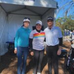 Robbie Amell Instagram - That’s as close as I’ll get to any golf leaderboard. Thank you so much to @hiltongrandvacations and @lpga_tour for having me out again! Golf is hard. Golf in front of crowds is harder. Golf in front of crowds, with those greens, for 4 days is crazy. These ladies are assassins and it’s so incredible to get a front row seat to watch them do what they do. Thank you @haeran_ryu @linngrant @gracekimmey and @amyyanglpga for putting up with my play! You are all amazing. Huge thank you to @taylormadegolf for taking care of me. We can blame the workman on this one. Not the tools. Thank you to my buddy @jessedunphy for carrying the bag, you absolute beauty. @mustachegolfer and @thaa_judge thanks for walking all weekend and trying to keep the train on the tracks! And thank you to all the amazing volunteers and fans who came out! It was so great meeting you all! #hgvlpga