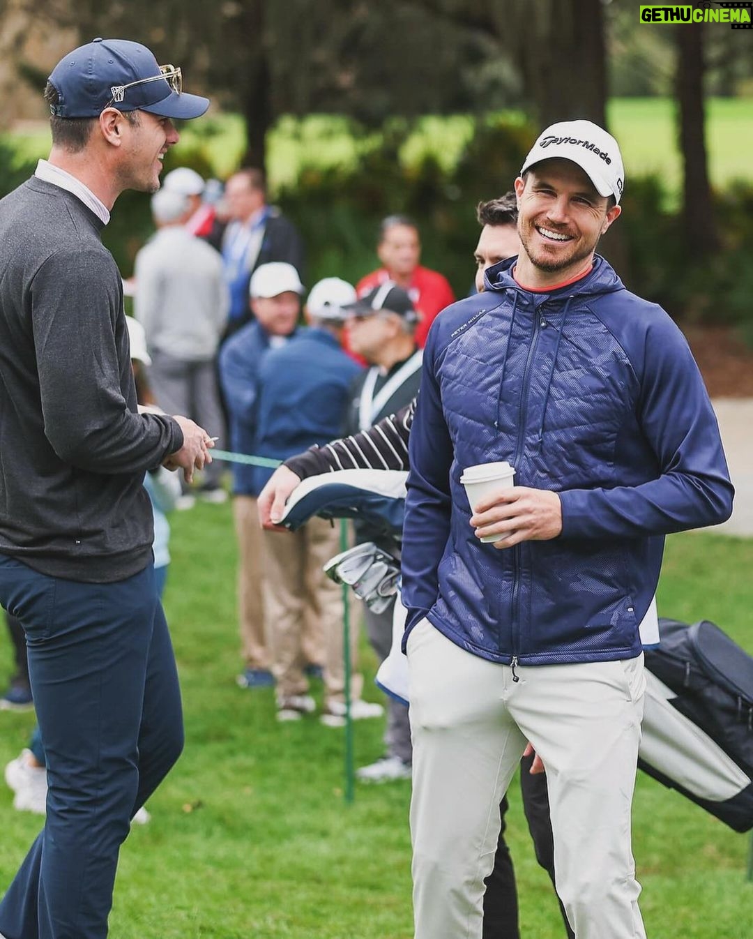 Robbie Amell Instagram - That’s as close as I’ll get to any golf leaderboard. Thank you so much to @hiltongrandvacations and @lpga_tour for having me out again! Golf is hard. Golf in front of crowds is harder. Golf in front of crowds, with those greens, for 4 days is crazy. These ladies are assassins and it’s so incredible to get a front row seat to watch them do what they do. Thank you @haeran_ryu @linngrant @gracekimmey and @amyyanglpga for putting up with my play! You are all amazing. Huge thank you to @taylormadegolf for taking care of me. We can blame the workman on this one. Not the tools. Thank you to my buddy @jessedunphy for carrying the bag, you absolute beauty. @mustachegolfer and @thaa_judge thanks for walking all weekend and trying to keep the train on the tracks! And thank you to all the amazing volunteers and fans who came out! It was so great meeting you all! #hgvlpga