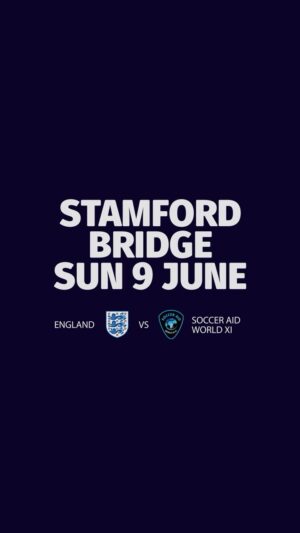 Robbie Williams Instagram - We’re back! Soccer Aid for UNICEF returns to London this summer. Tickets start from £10 for children and £20 for adults 💙

📌 Stamford Bridge
📆 Sunday 9 June

See you there! 👋