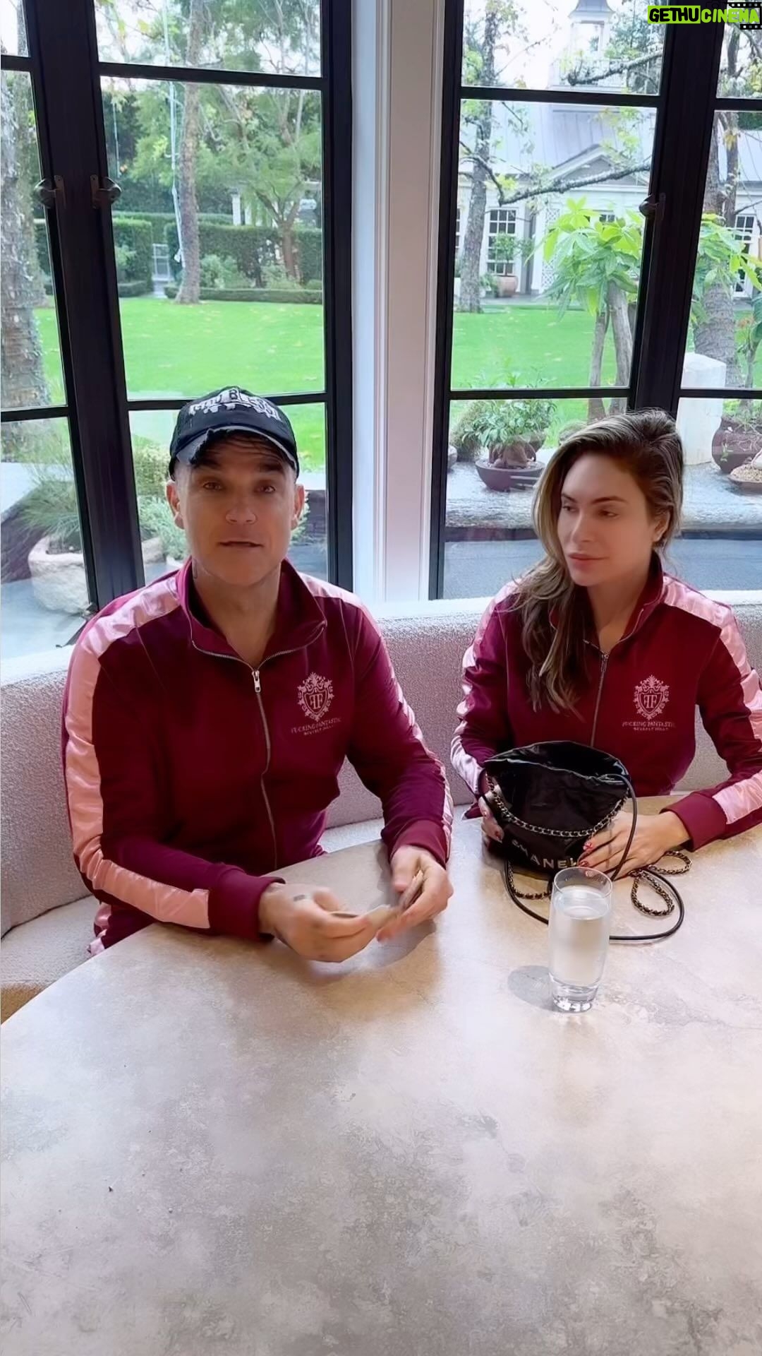 Robbie Williams Instagram - @robbiewilliams @shopayda Proud to sponsor TCSSWC (The Comment Section Swear Word Cup) Quater Final Draw #tracksuitmafia #thursday #wordsofwisdom #competition #fuckingfantastic AWxx