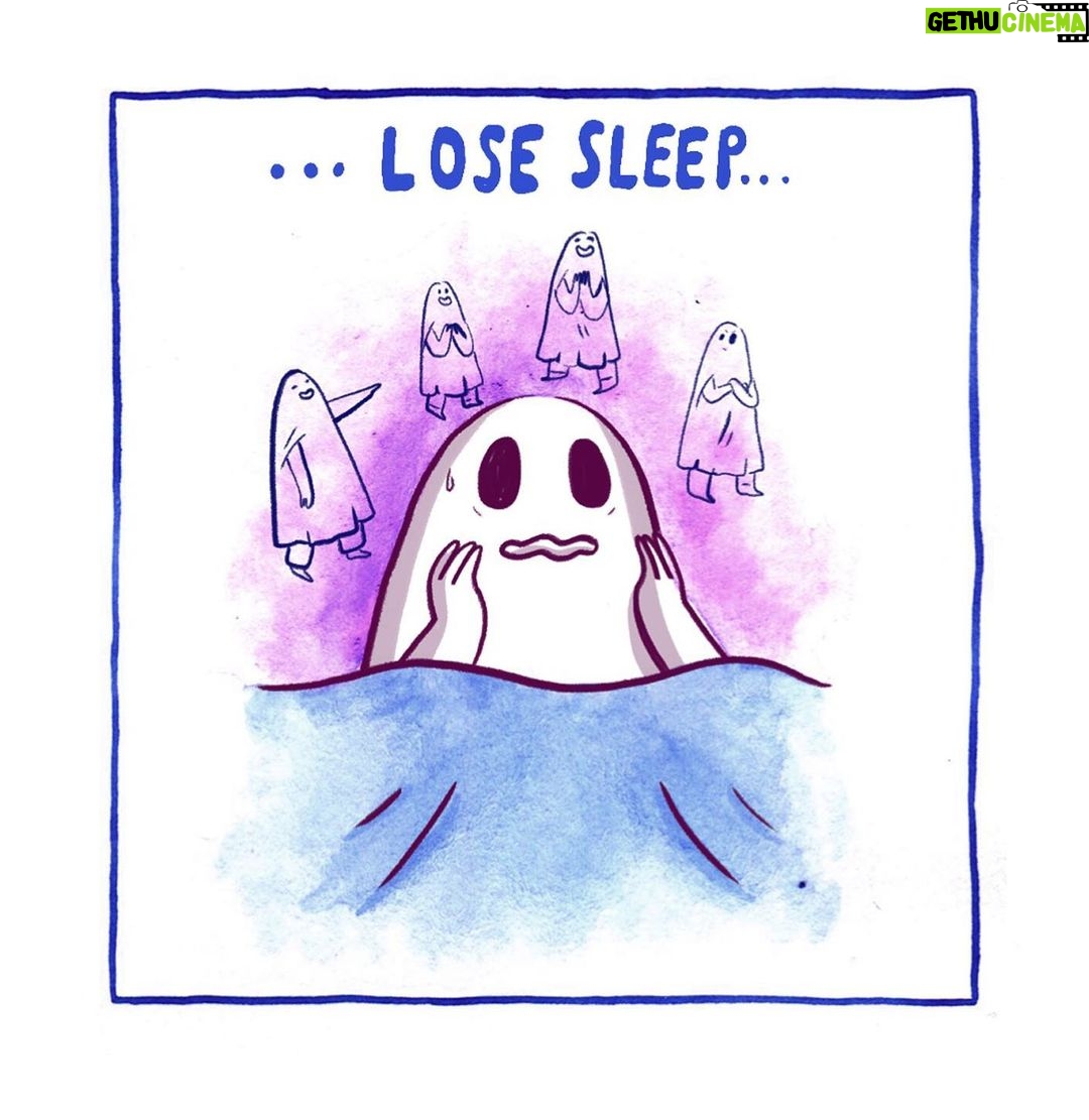 Robbie Williams Instagram - @robbiewilliams : “TCSSWC will resume tomorrow. The Draw will happen today. But for now. Here’s me and The Sad Ghost Club. When I first saw The Sad Ghost Club, kindness jumped off the screen. And we all know the world needs more of that. Im proud to be part of the Ghostly Journey and the Love. Rob x PS.I will also reveal the winner of yesterdays Match On my Story.” @theofficialsadghostclub : “It was a total pleasure to turn Robbie's thoughts into a Sad Ghost Comic, and even MORE of a pleasure to have him draw text on one of comics. We love Robbie x”
