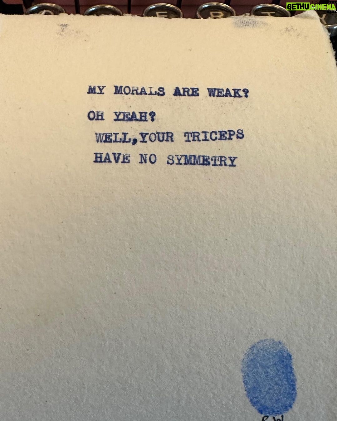 Robbie Williams Instagram - What TV quiz show or Show with a competitive element do you think you would be good at…Here’s mine Catchphrase, Family Fortunes, Would I lie to you, The Traitors, Love Island *, Obvs when I was single, Big Brother, Give Us a Clue *remember that? I’m A celeb get me out of here. A show I thought I was decent at until I played Ayda -Wheel of Fortune but I Dominate at Catchphrase Shows I would be Terrible at. University Challenge. Qi. Have I got news for you Celeb SAS*Cos of my back Countdown*Cos of my dyslexia and Dyspraxia Naked Attraction.*Cos of my Cock I had momentary anxiety imagining something the other day. And this was it. I NEVER EVER want to jump out of a plane. So I imagined lying to the people that run im a Celebrity Get Me out of here. I pretended that I'd done multiple sky-diving jumps and I was so good at it I could be an instructor. Obviously, my thinking being that me enjoying the dive wouldn't make for good TV so they wouldn’t make me do it. In my thoughts they make me do it anyway and my plan is foiled. Just to qualify, I love watching the show but I have ABSOLUTELY no plans on EVER doing it, Which makes the above even more mental. However, I do imagine myself doing the eating tasks and the creep crawly stuff and I do really well. I bring 10 stars back to camp. My campmates are really happy but the Great British Public don’t vote for me again because seeing me not struggle displeases them. My American daughter once Proudly proclaimed to me that she had met ‘’Ant and Dep’’ So that's my sign-off for today Dep Donnelly Namaste 🙏❤️