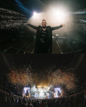 Robbie Williams Instagram - Sydney: that was an unforgettable evening, thank you - I love you, Australia. 

Congratulations to Daniel and Lauren - I wish you a lifetime of happiness together. Rob x